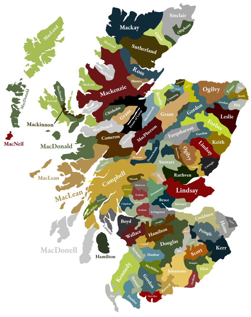 clans of scotland surnames
